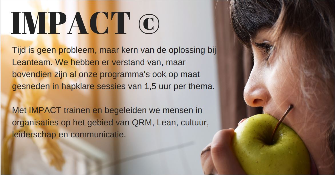 Hapklare trainingen met IMPACT© sessies