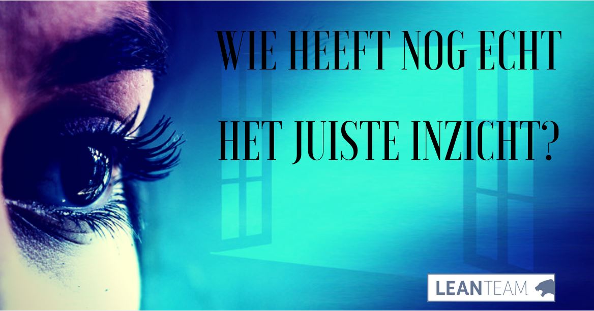 Wie heeft nog echt het juiste inzicht?!